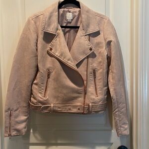 Dusty Rose biker jacket